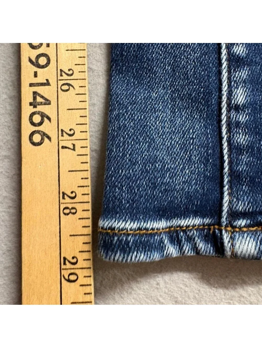 Disclosure Flare Jeans Womens Size 0/24 Blue Denim Stretch Mid Rise